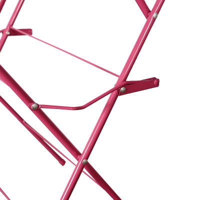 Laundry Towel Rack Folding 3 Tier Clothes Drying Rack Standing Metal Outdoor Iron ABS Garment Laundry Towel Blanket