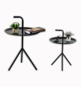 New Modern Simple Coffee Table With Handle Convenient Small End Table Nordic Living Room Three Leg Side Table