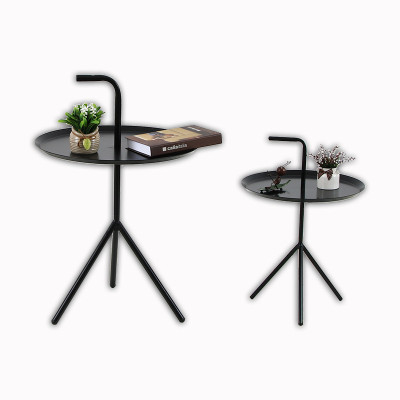 New Modern Simple Coffee Table With Handle Convenient Small End Table Nordic Living Room Three Leg Side Table