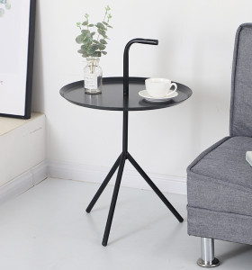New Modern Simple Coffee Table With Handle Convenient Small End Table Nordic Living Room Three Leg Side Table