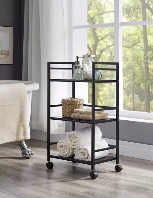 3 Tier Rolling Storage Cart with Handle