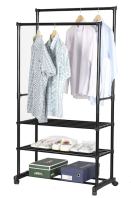 Hot selling Customized Storage racks for clothes Double Retractable Garment rack Clothing Rack