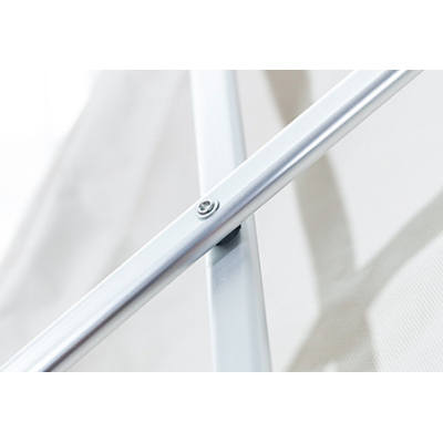 Multifunctional 3-section Aluminum Oxford Cloth Black Bathroom  Laundry Storage Hamper