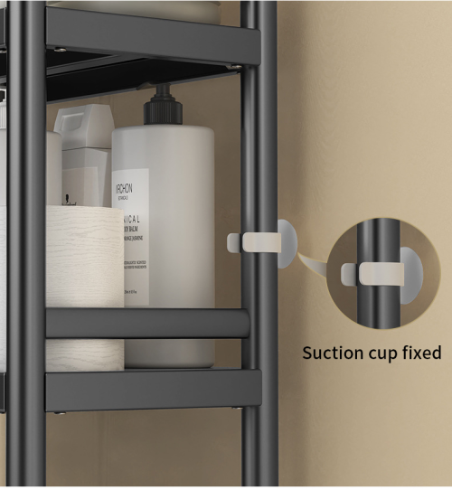 Stainless Steel 3 Shelf Over the Wash Machine Rack Bathroom Corner Stand Storage Organizer Accessories