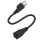 ac 18 awg power plug NEMA5-15P male to female power cord