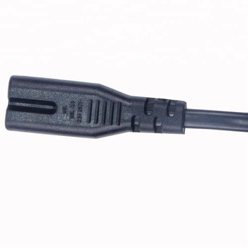 Hot sale H05VVH2-F European 2 Pins AC Power Cord to C7