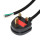 Standard UK Computer Power Cord 10A stripped and tinned to BS-1363 UK Plug