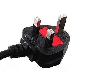 UK AC 3 pin fused plug with 303 304 switch Salt Power Cord Lamp holder E27