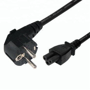 Eu 3p plug to IEC C5 french standard power cord electrical plug power cord