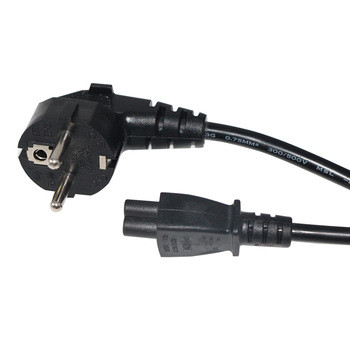 Eu 3p plug to IEC C5 french standard power cord electrical plug power cord