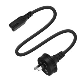 KUNCAN 220v-240V SAA approved high quality ac 2pin to C7 Australia standard power cord 3m power cable