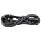 2m h05vvh2-0.75mm/1.0/1.5mm fused molded UK C13 ac extension power cord 3 pin wall plug