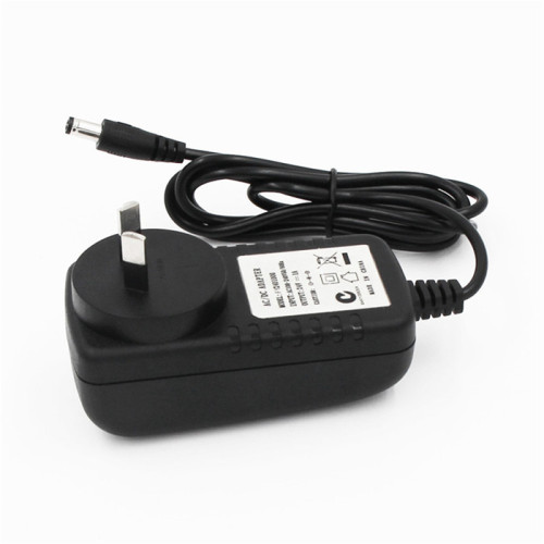 CE certified 5v/9v/12v/24v 1a/2a/3a SAA AC DC power adapter with DC5.5*2.1mm/DC5.5*2.5mm/4.0*4.7MM