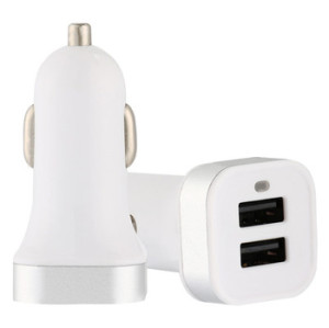 SZKUNCAN OEM 2 USB Ports Car Charger 5V 1A 2.1A Car Battery Adapter