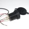 New Waterproof Motorbike Motorcycle phone charger 12 V Cigarette Lighter 5V USB Power Port Adaptor Outlet Socket Car Charger