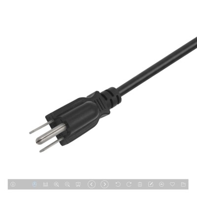 110v Us 3 pin Ac Power cable Male And Female Canada American Standard Usa Hospital Grade NEMA 5-15p to 5-15R Extension Cord