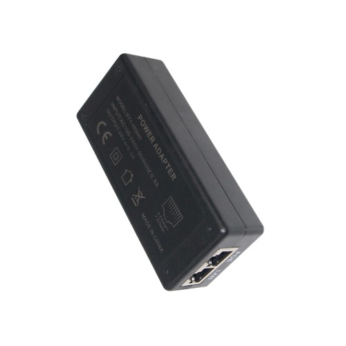 Lan Network Ethernet Cat5 Camera System Passive Power Injector 48vdc Poe Adapter