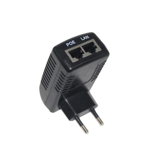 Wall PoE Injector Power Over Ethernet Adapter 48V 24W 0.5A for Security IP Cameras IP Phones