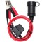 12V Durable Car Battery Pump Alligator Cigarette Lighter Power Socket Adapter Clamp Clip Charger Cable