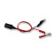 Black Color 12v 24v Car Cigarette Lighter Socket To Solar Car Battery Cord Cable Adapter With Clips