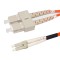 1Meter 3ft LC to ST Duplex 9/125 Single-Mode Jumper Optical Patch Cord LC-ST Fiber Optic Cable