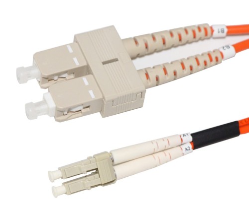 1Meter 3ft LC to ST Duplex 9/125 Single-Mode Jumper Optical Patch Cord LC-ST Fiber Optic Cable