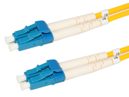5M 10M 15M White Color Armored Fiber Cable LC-LC UPC SM 9/125 Duplex Fiber Optic Patch Cord