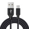 28AWG 1M 1.2M 1.5M Braided Micro USB Cable Sync Data Cable For Mobile Phone USB Chargering Cable