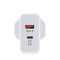 18W Quick Charge 3.0 Wall Charger Dual USB Plug Phone Charger USB C Wall Charger UK Power Plug
