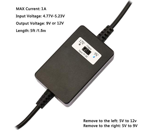 DC 5v to DC 9v 12v Adjustable Step-up Voltage Regulator Converter Switch