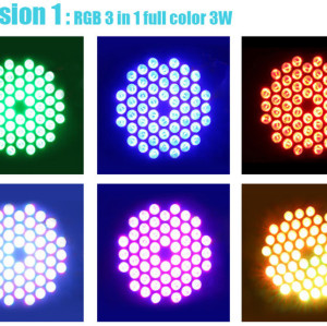 Outdoor LED Par Can Light 54*3w RGB 3in1 Waterproof IP65 Full Color