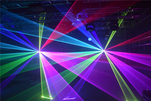 3W RGB Animation Laser Light Show Projector for DJ Club