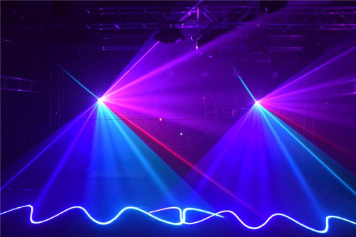 3W RGB Animation Laser Light Show Projector for DJ Club