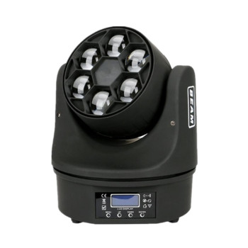 LED 6*12W Beam Wash Light mini Bee Eye Moving Head