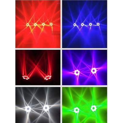 LED 6*12W Beam Wash Light mini Bee Eye Moving Head