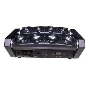 8 eye Spider Lights RGBW 4in1 LED Beam Moving Head Light