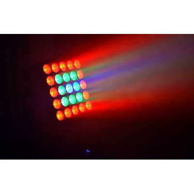 RGBW 4in1 LED 25*15W Wash Zoom Beam Moving Head Matrix Light