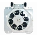 RGBW 8 Eyes LED Gobo Disco Moving Head Light With Laser