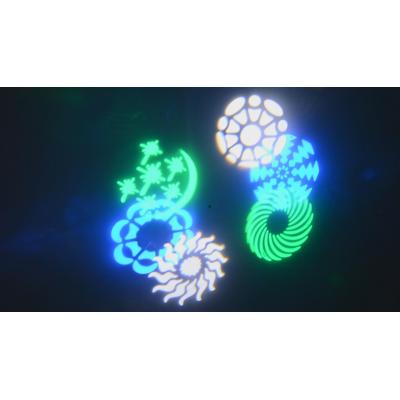 RGBW 8 Eyes LED Gobo Disco Moving Head Light With Laser