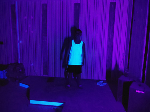 9*3W LED UV Black Bar Light For Home Party Night Bar DJ LED Stage Light