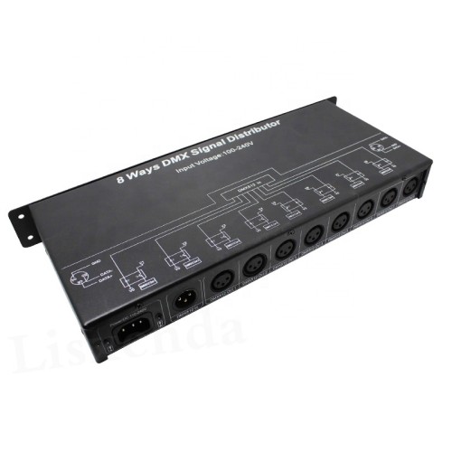 8 Channels DMX512 Signal Amplifier Multi Ports