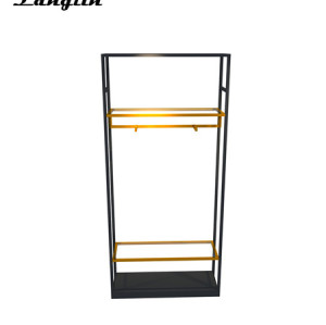 Langlin Stainless Steel Clothing Display Rack