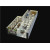 High end custom clothes display racks for clothing color lamp with decoration.
