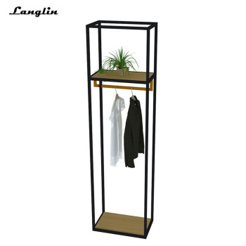 2018 Exquisite Stainless steel shelf for clothing display