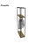 2018 Black customizable stainless steel clothes display frame