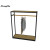 Metal and wood clothing display for men's clothing store