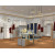 Rose Gold mental garment display racks for clothing shop display