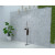 Retail mental garment display racks for hanging clothes