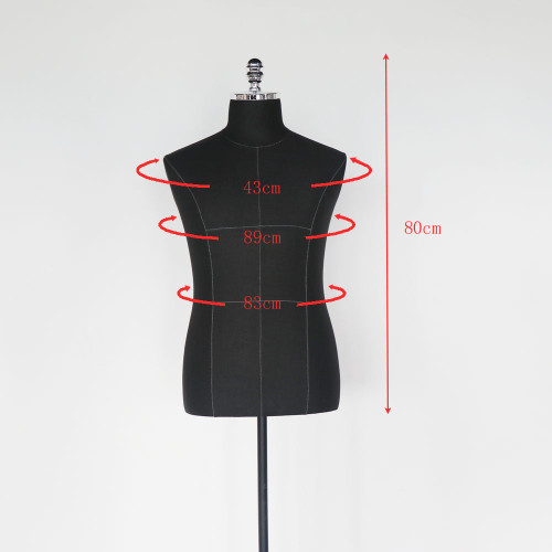 Customized independent design half-length clothing show FRP mannequin