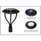 Modern design 80W microwave motion sensor circle area led lamp for garden light